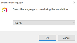 Setup Language Selection